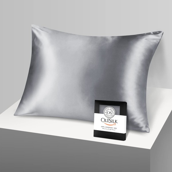 OLESILK King Size Silk Pillow Cases for Hair and Skin,