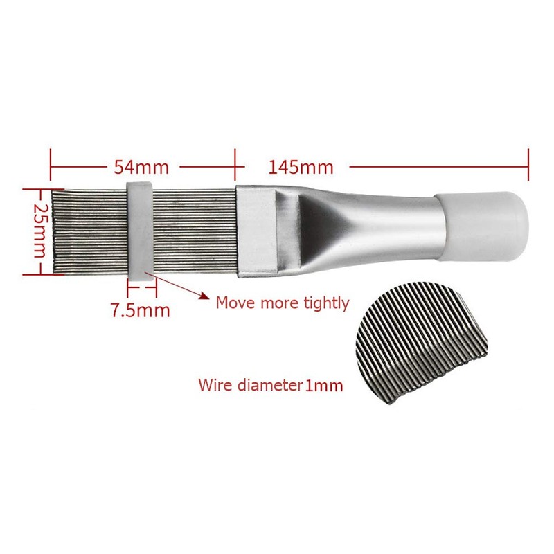 Sahgsa Air conditioning cleaning brush stainless steel comb refrigerator coil