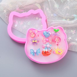 AAGWW Jewelry Children's Ring, Toy, Girls Set, For Children, Jewelry, Kids, Toy Ring, Toy Ring, Resin