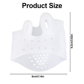 4pcs Silicone Toe Separators, Toe Spacers Separators for Relaxation Toes Straightener for Women and Men