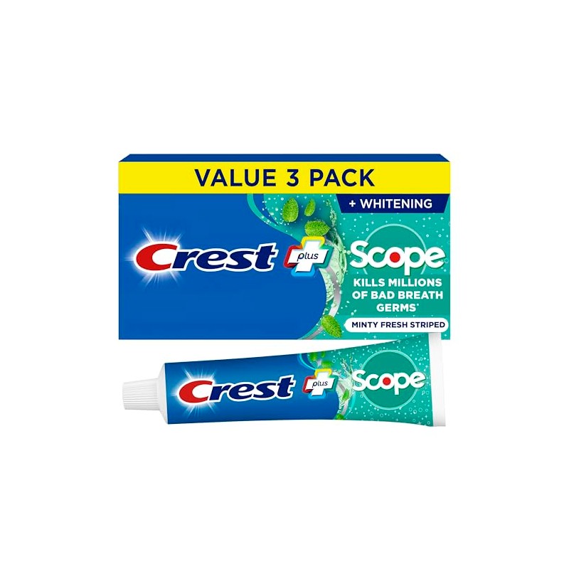 Crest Complete Whitening Plus Scope Toothpaste - Minty Fresh Triple