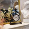 SOFFEE DESIGN 7.5'' x 10'' Mantel Clock Iron Tower Frame,