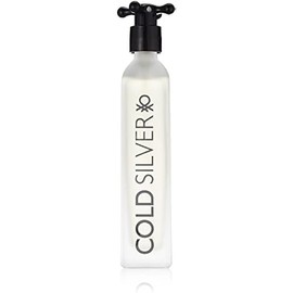 United Colors of Benetton Cold Silver Men Eau De Toilette, 3.3 Ounce