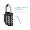 Puroma 2 Pack Combination Lock 4 Digit Outdoor Waterproof Padlock