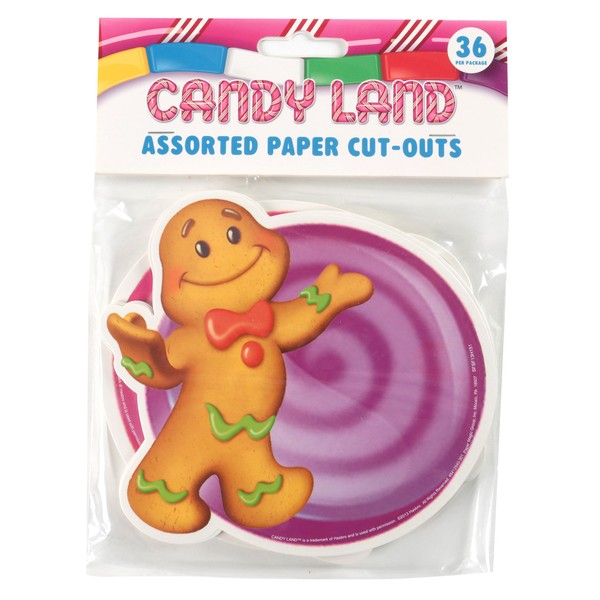 Eureka 841294 Candy Land Assorted Paper Cut-Outs, 12 Each of