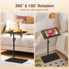 MAHANCRIS TV Tray Table, Sofa Armrest Tray Table for Couch,