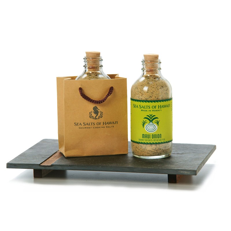Sea Salts of Hawaii Maui Onion Flavored Hawaiian Sea Salt,
