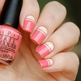 Whats Up Nails - Skinny Straight Vinyl Tape Stencils for Nail Art Design (2 Sheets, 624 Strips Total)