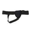 Inguinal Hernia Belt Adjustable Black PVC Gel Bag Soft Foam