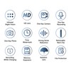 Wearable HD Camera with Clip Voice Recording Photo Multifunctional Mobile