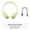 Audífonos Inalámbricos Sony Wh-ch520 Color Amarillo