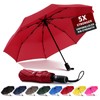 Anntrue Windproof Travel Umbrella, Auto Open Close Lightweight Compact Portable