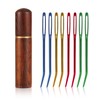 8pcs Large Eye Darning Needles for Wool, Stainless Steel Embroidery