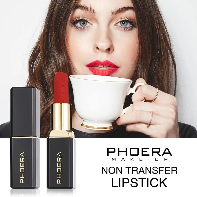 Phoera Non Transfer Lipstick Waterproof, smudge-proof and mask-proof feeling weightless