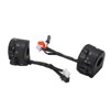 Motorcycle Handlebar Switch 7/8inch Light Trumpet Universal Handlebar Switch Replacement