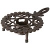 Esschert Design Cast Iron Tealight Warmer ,Brown,21.6 x 14.4 x