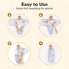 Mama Cheetah Organic Baby Swaddle Blanket, Adjustable Newborn Swaddle Sleep