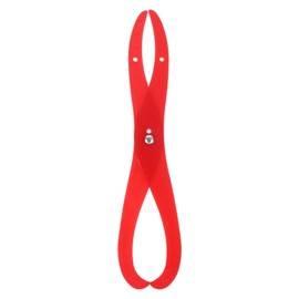 Healifty Bent Leg Caliper Plastic Clay Measuring Pottery Tool Clay Sculpture Ceramic Tool for Carving Shaping Clay Sculpture Modeling 6inch Red