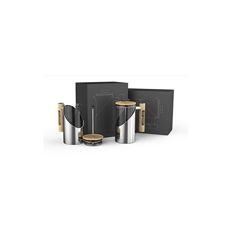 StramperPress| French Press coffee maker | HourGlass Timer| Coffee Press|