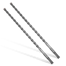 Becollo 3/8x12" SDS-Plus Rotary Hammer Drill Bit, Carbide Tip 4-Cutter for Brick,Stone & Concrete, Packed of 2pcs.