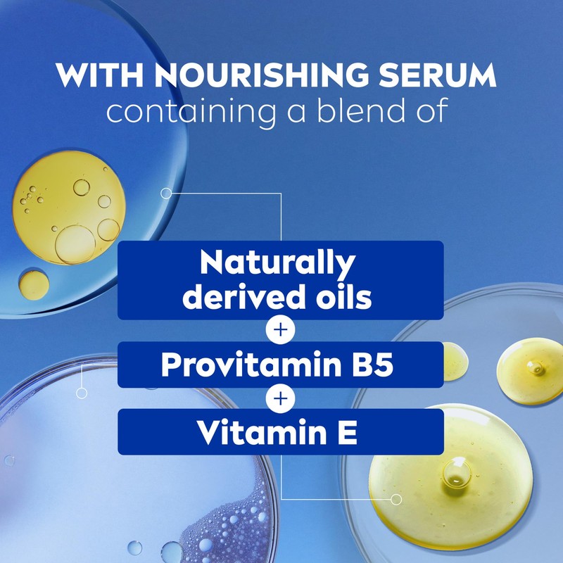NIVEA Nourishing Care Body Wash with Nourishing Serum, Moisturizing Body