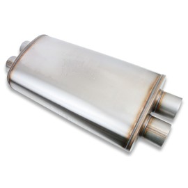 Flowmonster 12599-FM 409Ss Oval Case Absorption Muffler