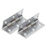 Infinity Decor Pair of 3 Inch (75mm) Steel Butt Hinges