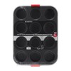 AMBITION Muffin Pan with Lid Licorice Baking Mould for 12