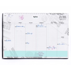 Weekly Planner Pad - Diary for Appointments and To Do List - Desk Calendar to Tear Off A4 32 x 22 cm