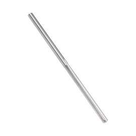 sourcing map 2mm Chucking Reamer, Tungsten Carbide Lathe Machine Reamer H7 4 Straight Flutes, Round Shank Milling Cutting Tool, for Stainless Steel Alloy Copper Metal