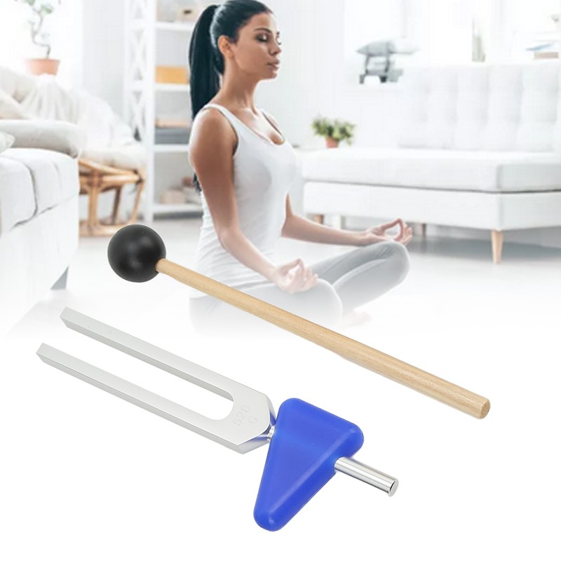 Yoga Tuning Accurate 528Hz Vibration Stress Relief Lightweight Portable Fork
