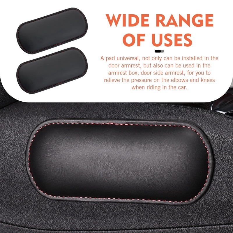 Shakas 2 PCS Car Door Armrest Pads, Elbow Booster Leg