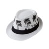 ECYC Ltd Unisex Panama Straw Hats Short Brim Fedora Straw