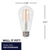 Bulbrite Item 776767, Filament LED Light Bulb, 8.5 Watt, ST18,