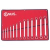 Genius Tools 13 Piece Metric Double Ended Offset Ring Wrench