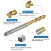 sourcing map Spiral Flute Thread Taps, 3/16-28 UNF 2B Screw