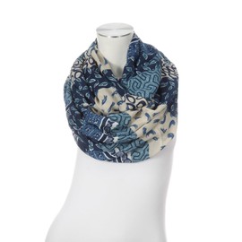 Majea 880020 Women's Loop Scarf, Blue 20