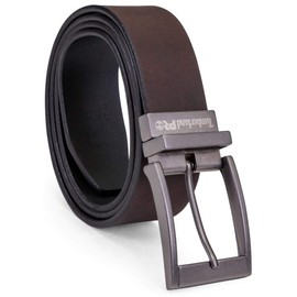 Timberland PRO Men's 38mm Harness Roller Reversible Leather Belt, Brown/Black, 32