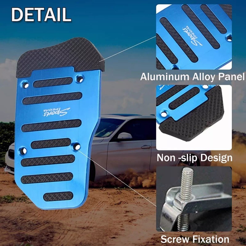 Dolores Cubre Pedal Automotriz Universal Estándar Deportivo Clásica