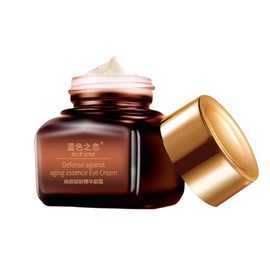 BLUE LOVE Eye Cream for Dark Circles and Puffiness, Reducing Puffiness and Bags Under Eyes Night Eye Cream Anti Aging, Moisturizing and Easily Absorbed Eye Wrinkle Cream for Women, 0.7oz