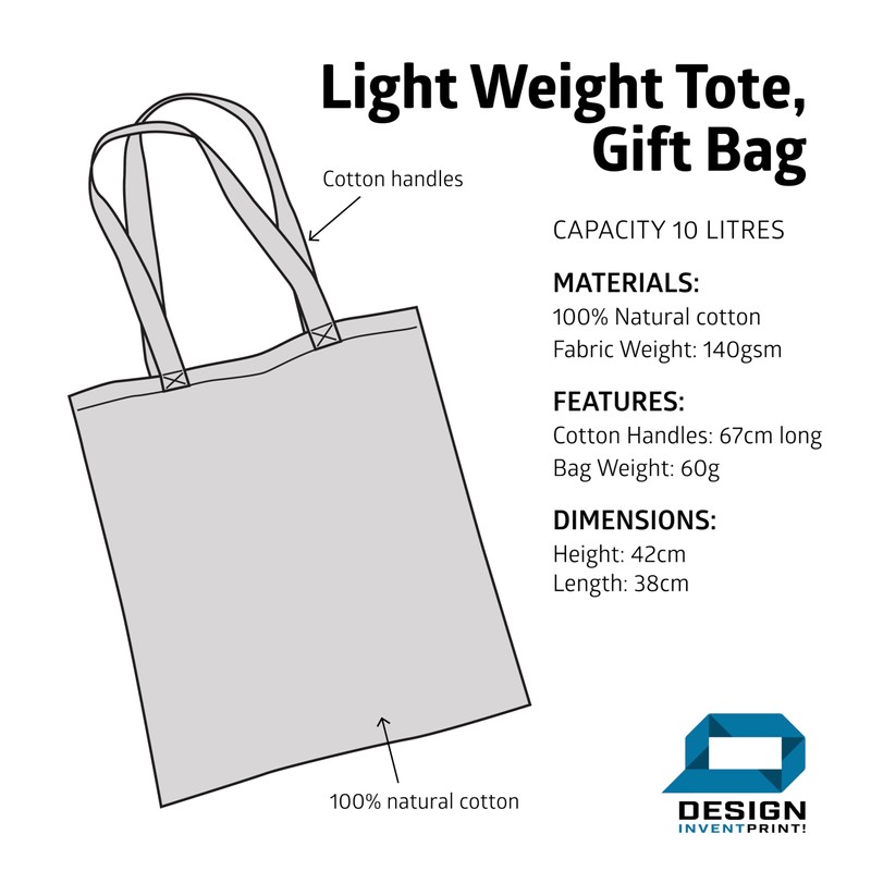 D Design Invent Print! 40th Birthday Gift Bag for Men