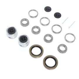 Cocoarm Anhängerachse-Lagerkit Anhänger-Hub-Tragetkit-Anhänger-Radlager-Kit 2 Sets 16pcs Komplettes Kit für 1-1/16in 2000-2200 Lbs Bootsanhängerachse mit Hoher Festigkeit Stahllegierung