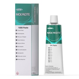 Molykote DX Paste 50g 1.75oz Lubricant White High Temperature Anti-Seize Grease Lubrication for Metallic Components Plastic Gear Watch Industrial Prevents Friction Contacts Stick-Slip and Seizure