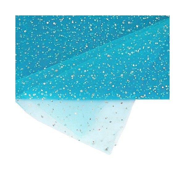Tulle Fabric 150 cm x 3 m with Glitter Dots