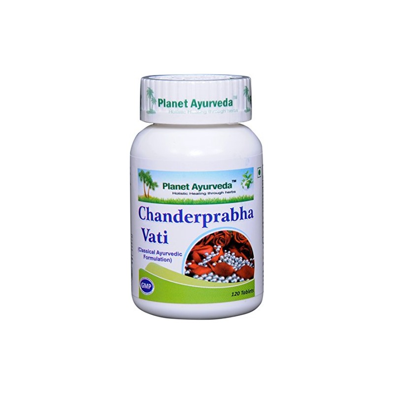 Chanderprabha Vati - 120 Tablets - 500mg - Planet Ayurveda