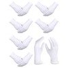 SATINIOR SATINIOR 6 Pairs White Gloves Uniform Gloves Parade Costume