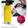 EasyMicro LED Lighted Pocket Microscope 60-120X Magnification Yellow Color