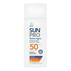 Crema Solar Facial Sunpro 50 Fps Textura Ligera