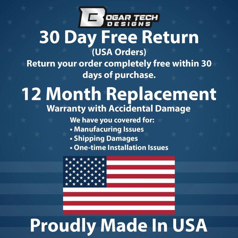 BogarTechDesigns Precut Front Windshield Nano Ceramic Window Tint Film Fits