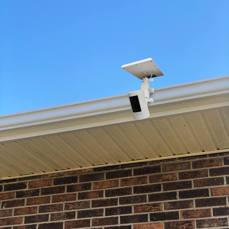 Aobelieve 2-in-1 Gutter Mount for R-ing Solar Panels and Cameras,